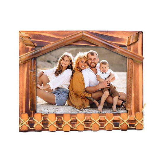 Kişiye Özel Ev Bambu Fotoğraflı Çerçeve