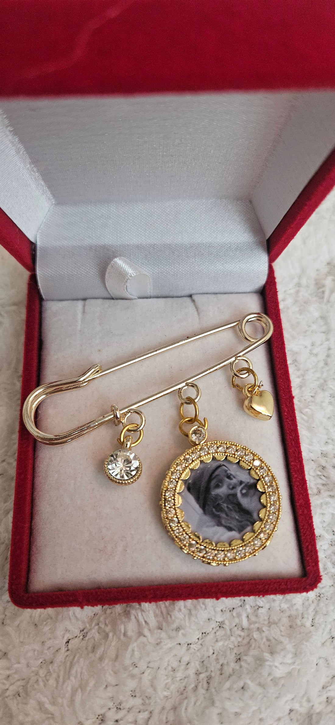 Kişiye Özel Portreli Tek Çerçeve Hatıra İğnesi