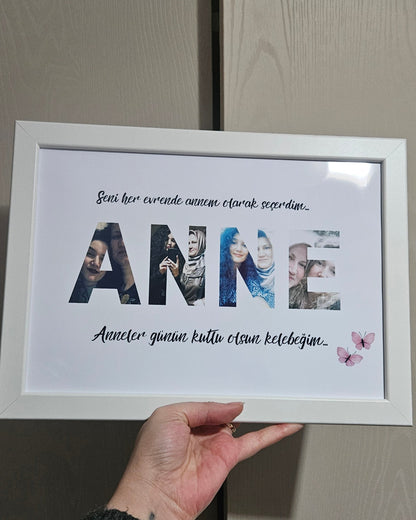 Kişiye Özel Anneler Günü Anı Tablosu-3