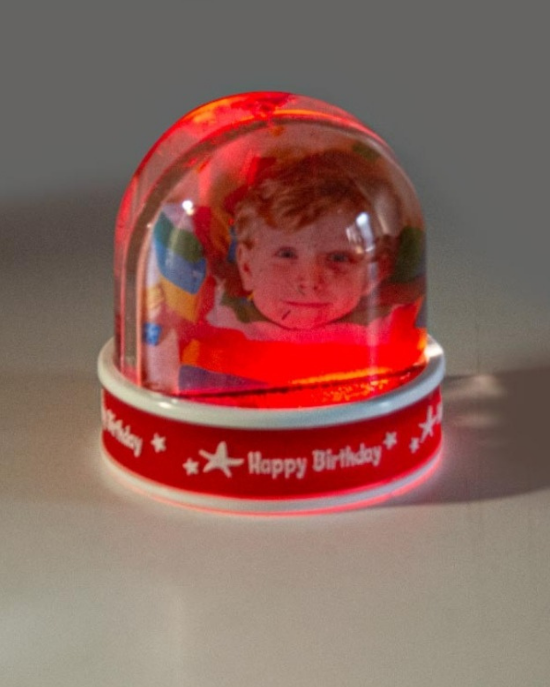 Kişiye Özel Portreli Doğum Günü Kar Küresi