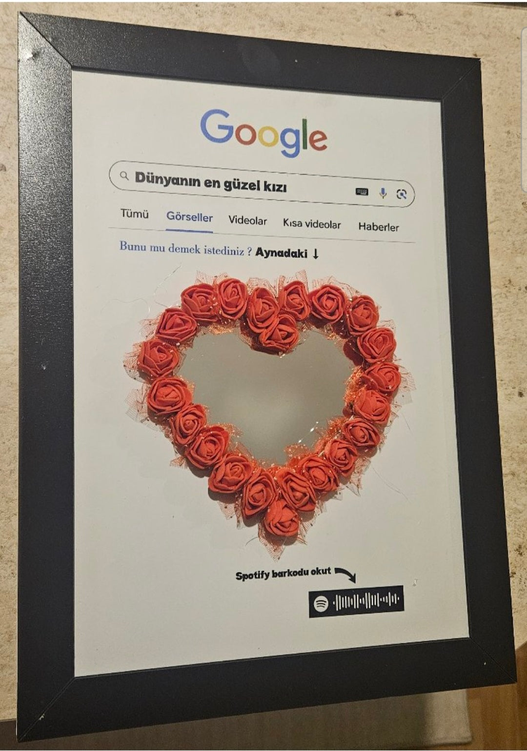 Dünyanın En Güzel Kızı Tablosu