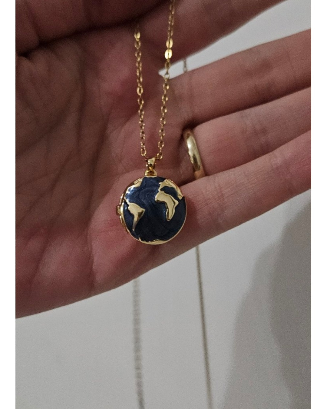 Kişiye Özel Dünya Kolye