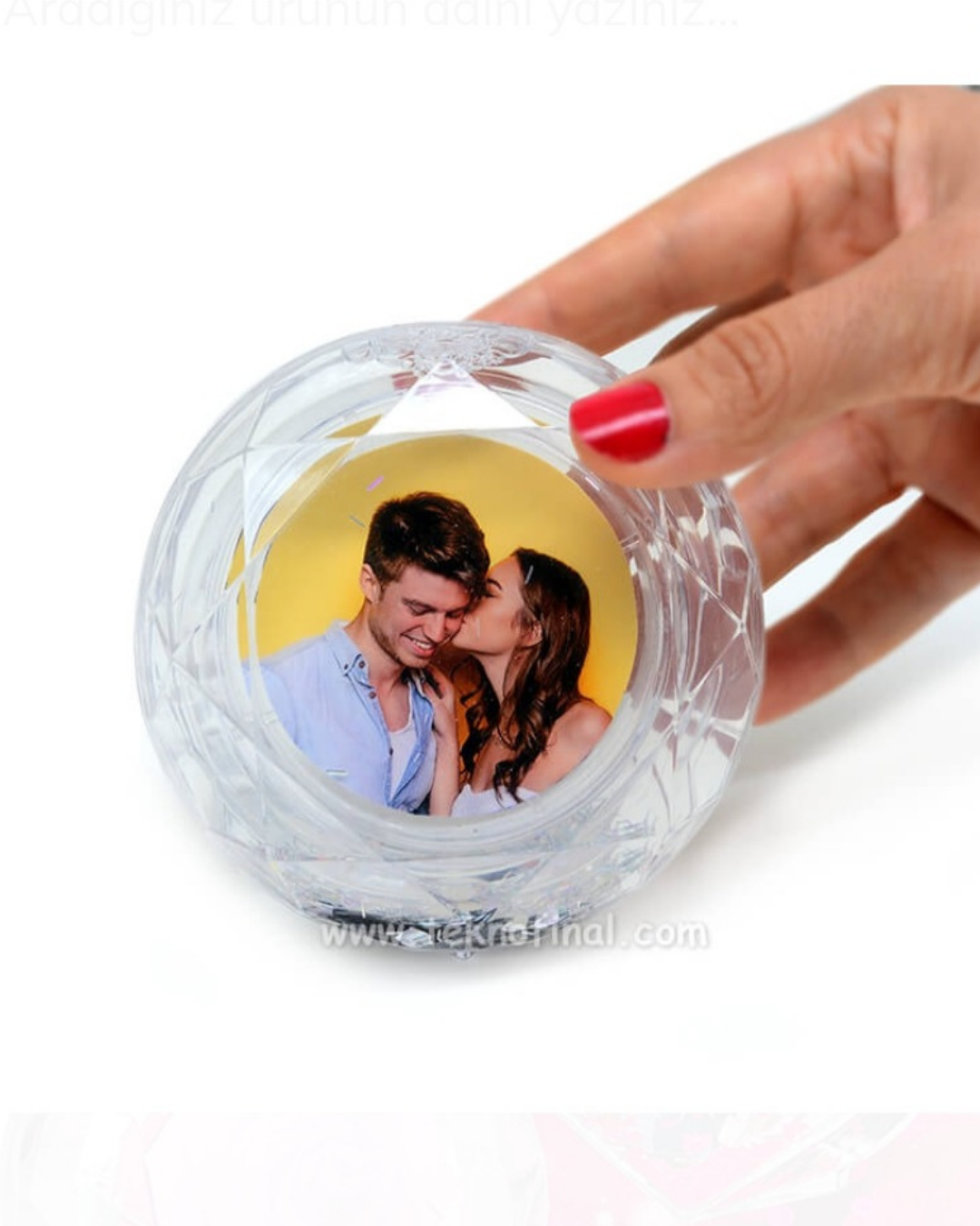 Kişiye Özel Prizma Kar Küresi
