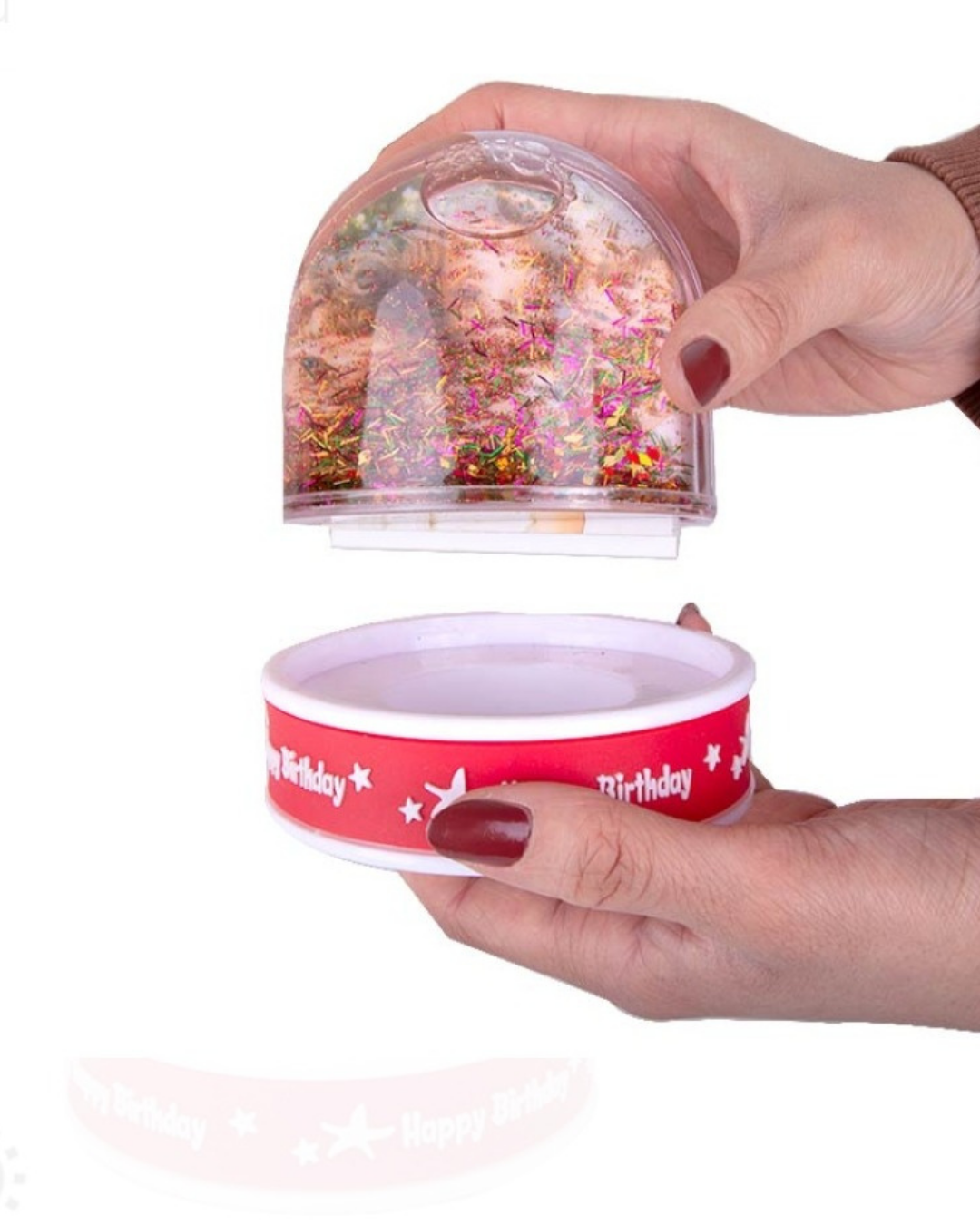 Kişiye Özel Portreli Doğum Günü Kar Küresi