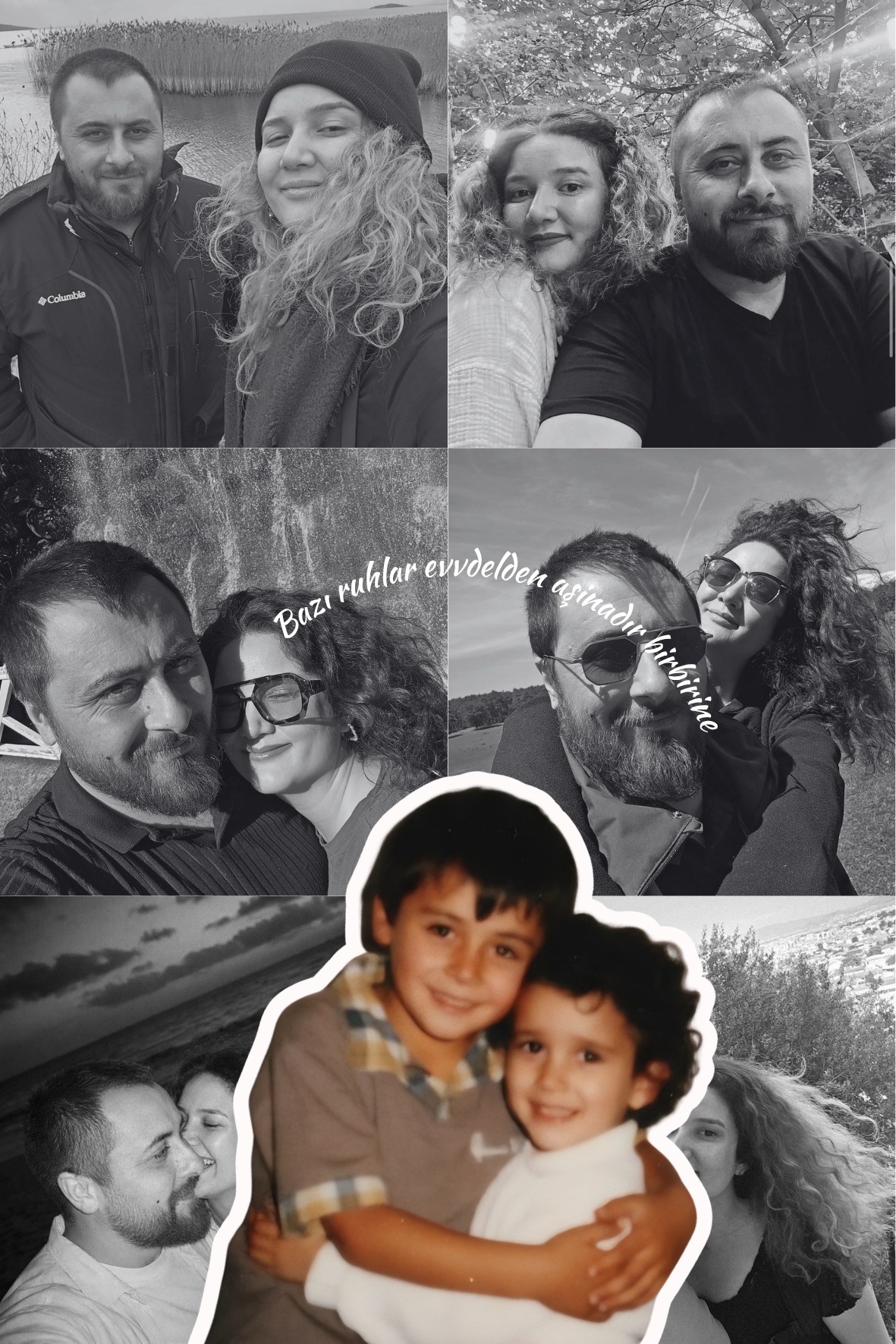 Kişiye Özel Polaroid Çıkartmalı Tablo