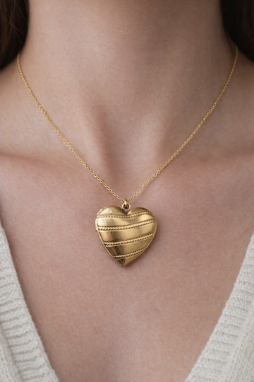 Kişiye Özel Kolye (Düz Çizgili)